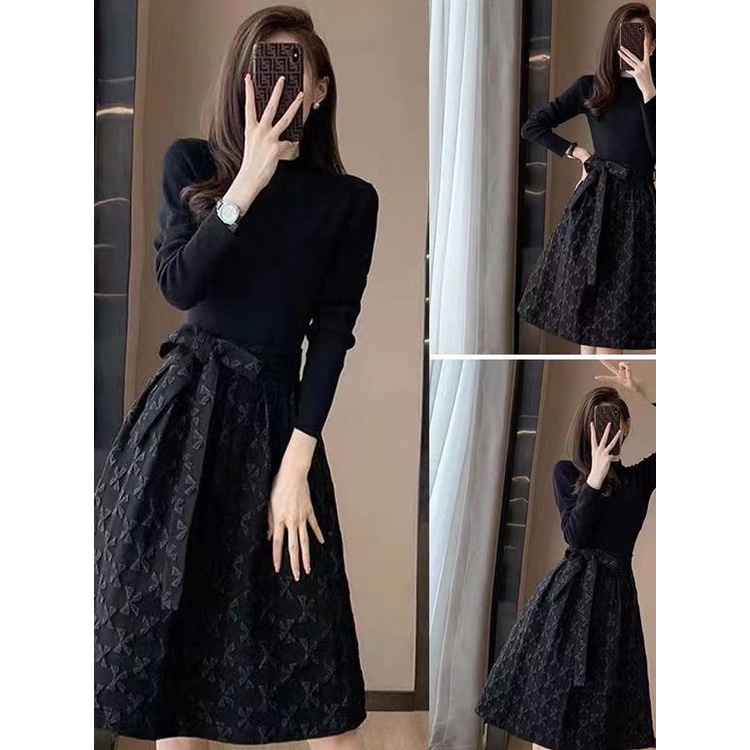 Mới Đầm Đen Phong Cách Trung Hoa Thời Trang Cao Cấp Cho Nữ