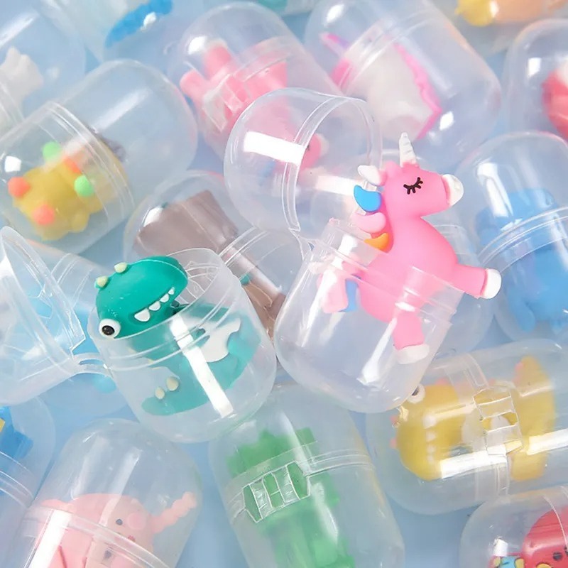 Đồ Chơi Quả Trứng Hoạt Hình Trong Suốt Vui Nhộn Cho Bé