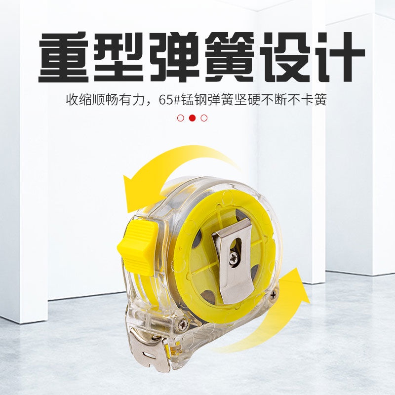 Thước Dây Bằng Thép Không Gỉ Trong Suốt Dày Dặn Dài 3m 5m 7.5m 10m