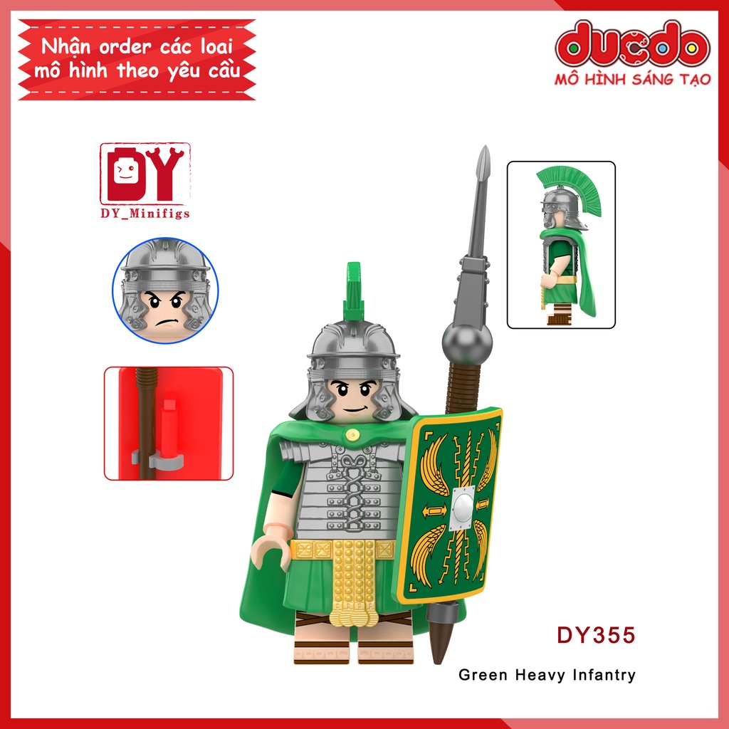 Minifigures Lính Trung Cổ La Mã - Đồ chơi Lắp ghép Xếp hình Mini Mô hình DY351 DY352 DY353 - 356 DY360 - 362