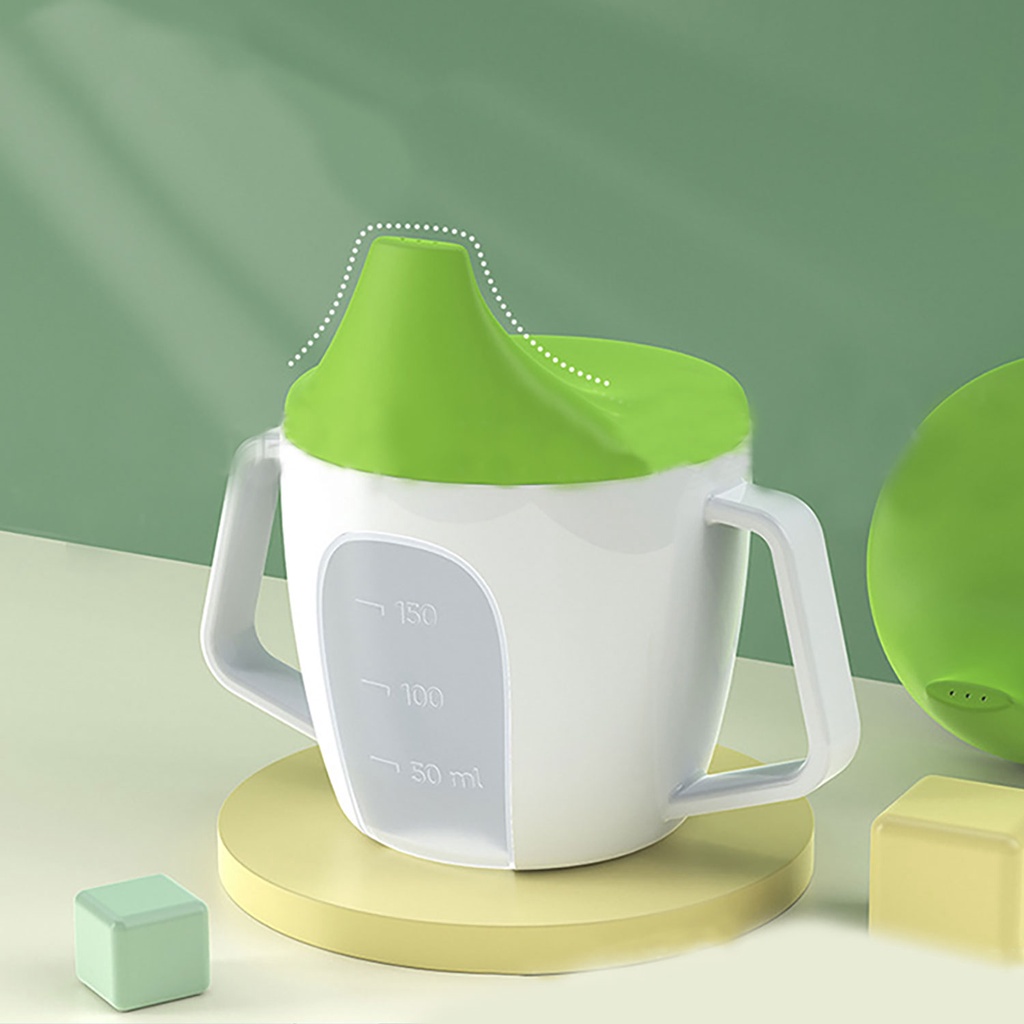 Bình Đựng Nước 10-36 Tháng Có Tay Cầm Chống Rò Rỉ Chống Sốc Cho Bé Sơ Sinh 150ml
