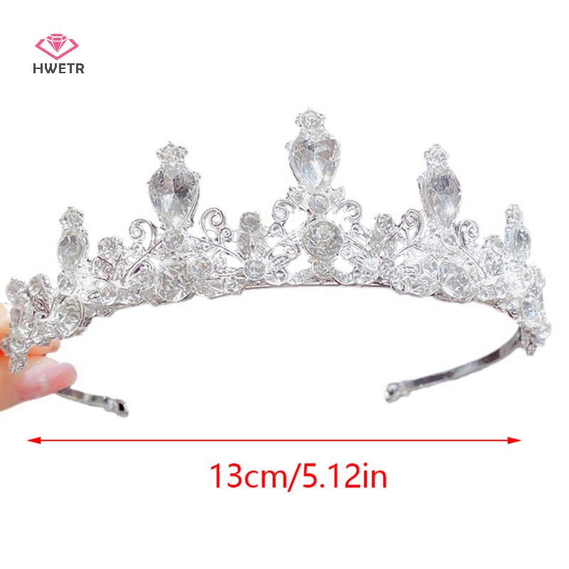 Cài Tóc Hình Vương Miện Đính Đá Thời Trang Hàn Quốc 2023 Mới