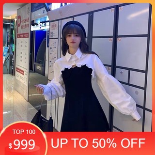 Áo sơ mi croptop phối bèo
