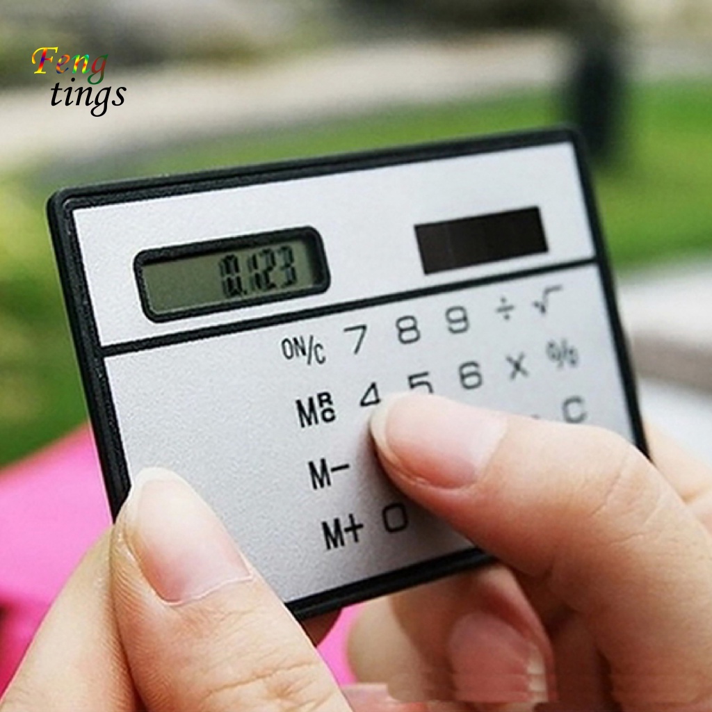Máy Tính Thẻ 8 Chữ Số mini Siêu Bền Tiện Dụng Cho Gia Đình