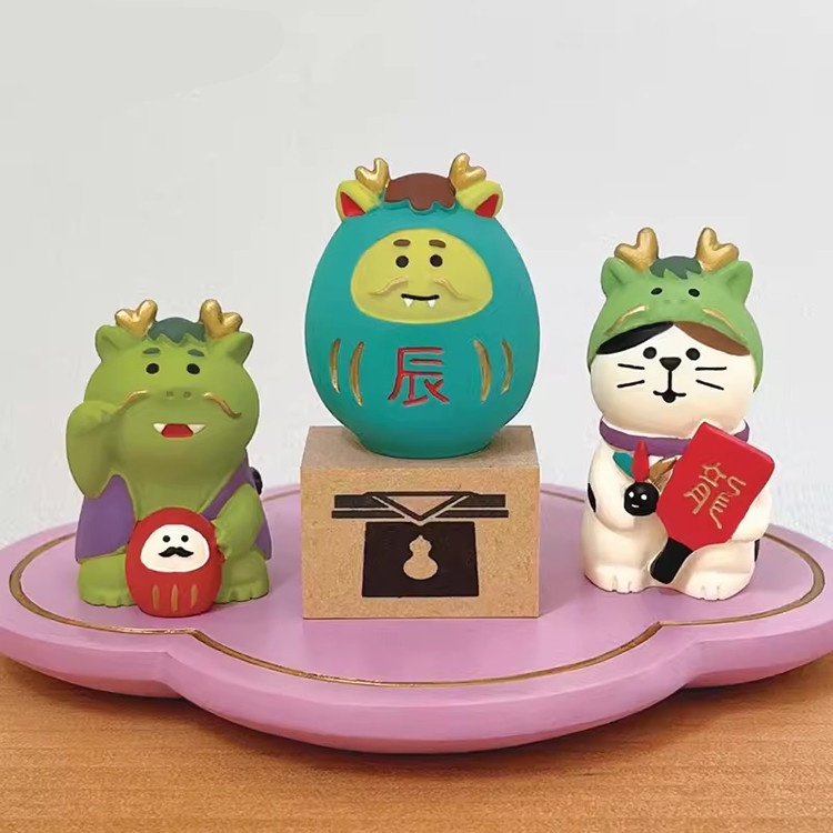 Phụ Kiện Chuyên Dụng Dành Cho Xe Hơi❤D23-14 Đồ Chơi Bằng Nhựa resin Hình Chim Năm Mới Trung Hoa Kích Thước Nhỏ Dễ Thương Làm Quà Tặng Trang Trí Nhà Cửa