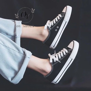 Giày Thể Thao Vải canvas Màu Trắng Phong Cách Hàn Quốc Thời Trang Xuân Hè Mới 2024