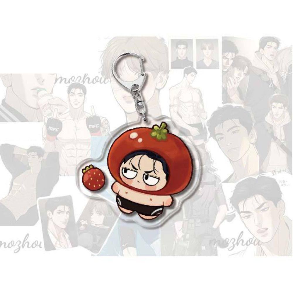 Mmluck manwha jinx Móc Chìa Khóa Bằng acrylic Hình Hoạt Hình anime manwha jinx Hàn Quốc Cho Xe Hơi / Túi Xách