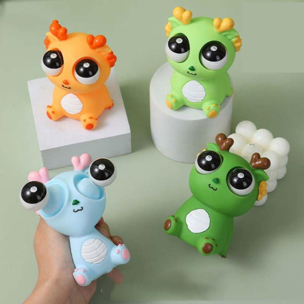 Mmluck Mắt Rồng Đồ Chơi Bóp Xả Stress Họa Tiết Hoạt Hình Dễ Thương Sáng Tạo tpr Quà Tặng Kỳ Nghỉ Cho Trẻ Em