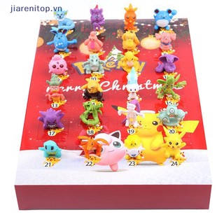Bộ 24 lịch để bàn năm 2022 in hình pokemon dễ thương cho bé vn