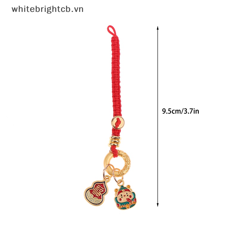 / / Cny Trang Trí / / 2024 Móc Chìa Khóa Xe Hơi Năm Mới Hình Thần Tài Lộc Vàng