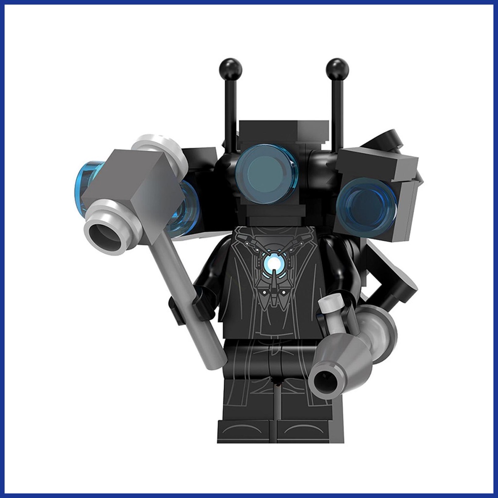 Skibidi Bộ Đồ Chơi Mô Hình Lego Người Máy Quay titan / tv man diy