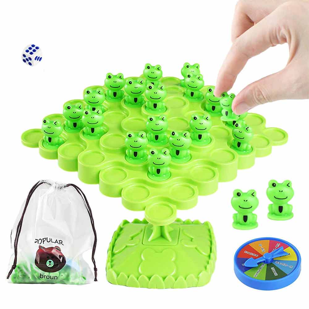 Table Games Frog Balance Tree Multiplayer Game Kids Educational Toy Parent-Child Interaction Children's Puzzle
