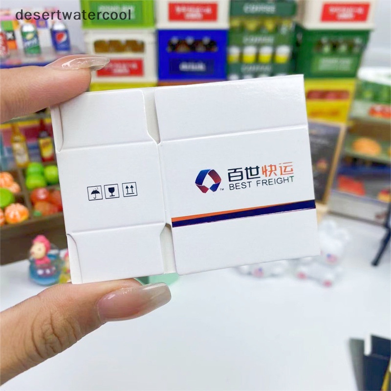 Dc Set 2 Hộp carton mini Trang Trí Nhà Búp Bê
