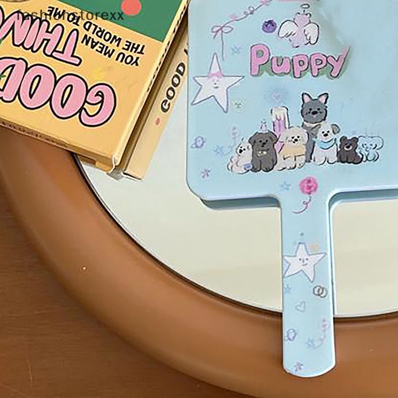 Gương Trang Điểm Cầm Tay Hình Vuông Nhỏ Gọn Tích Hợp Gương Trang Điểm Có Tay Cầm vvn