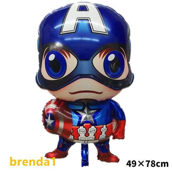 Bong Bóng Lá Nhôm Hình Siêu Anh Hùng avengers batman captain america helium Trang Trí Tiệc Sinh Nhật Cho Bé