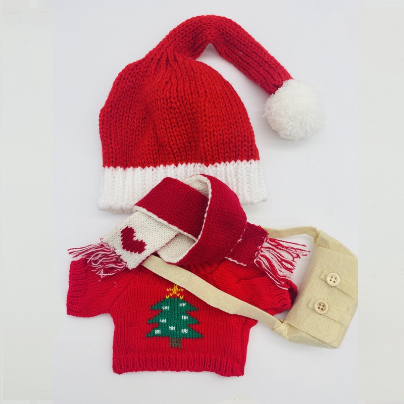 Mới Bộ Quần Áo Giáng Sinh Cho Búp Bê 30cm