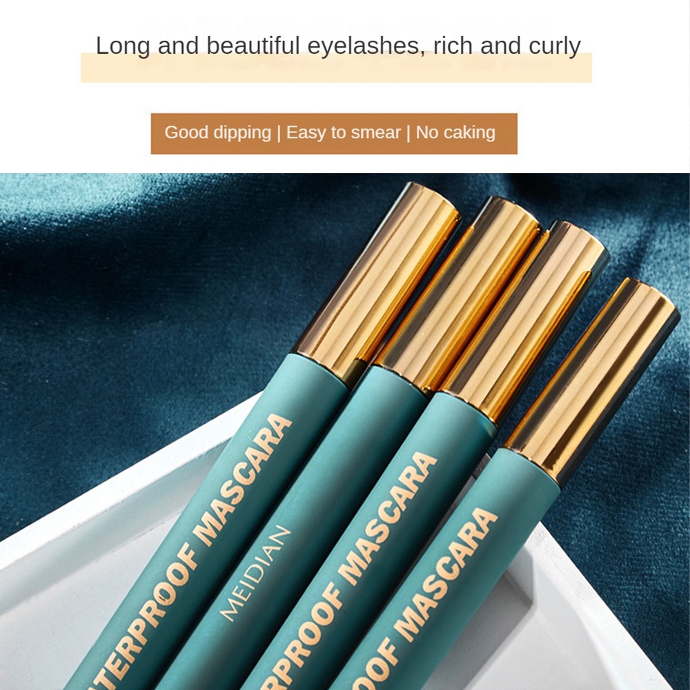 Mascara Trang điểm Màu đen Tự Nhiên Mascara Dán Nhẹ Mascara Trang điểm Mắt Mascara Nhúng Tốt Mascara Dài Không Phai Mascara Dồi Dào Tự Nhiên Mascara Chống Mồ Hôi, Mỹ   Dễ Thương