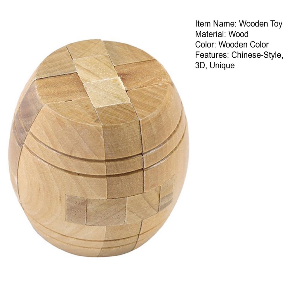 Đồ chơi trẻ em Xếp Hình 3d Bằng Gỗ Phong Cách Trung Quốc