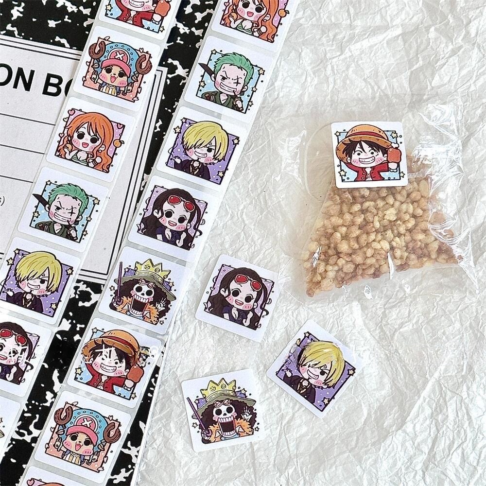 Cuộn 500 Miếng Dán Trang Trí Mũ Bảo Hiểm / Túi Đựng Bút Hình Thám Tử conan naruto / conan / conan