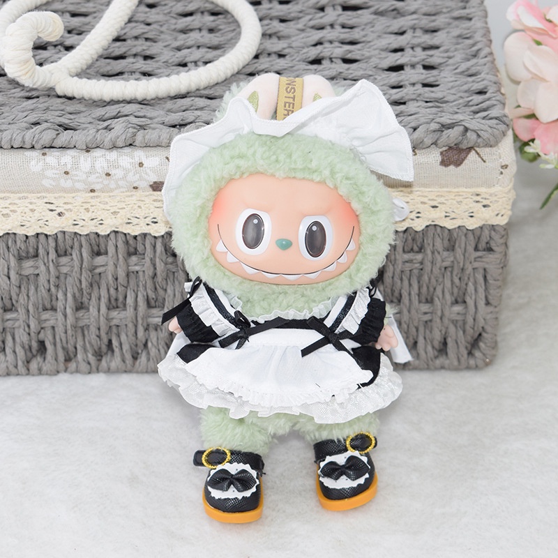 Mới Bộ Áo Liền Quần Vải cotton 15cm Cho Búp Bê