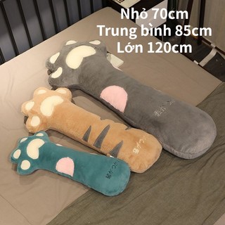 Gối ôm dài hình chân mèo hoạt hình đáng yêu