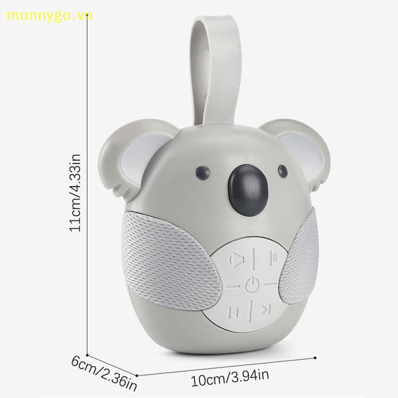 Monnygo Máy Tạo Tiếng Ồn Trắng Hình Gấu koala Hoạt Hình Giúp Bé Ngủ Ngon Và Thư Giãn Được