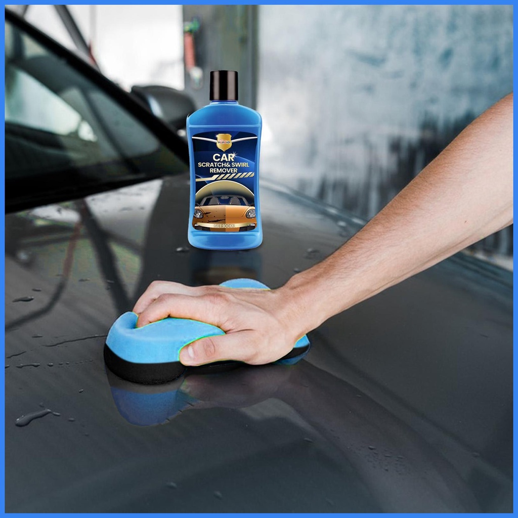 Sáp Đánh Bóng Vết Trầy Xe Hơi 100ml Kèm Vải Và Xốp Tiện Dụng