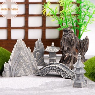 Mô Hình Tháp Đá mini Dùng Trang Trí Sân Vườn vn