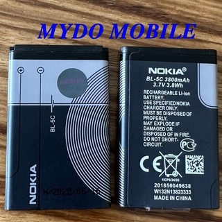 Pin nokia bl 5c dung lượng 3800mah pin 3 gân 2ic xịn chống phù cho nokia 1280, 105, 110i...