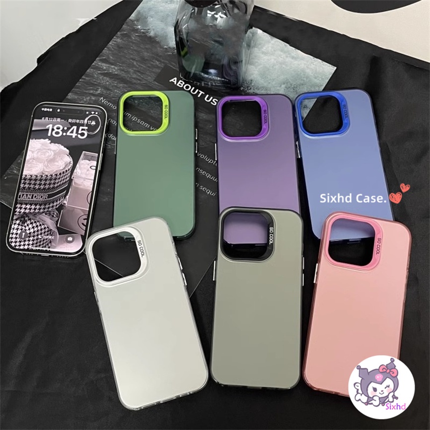 Ốp Lưng OPPO A18 A17 A16 A15 A55 A57 A58 A77s A5s A3s A53 A33 A32 A5 A9 A78 A54 A95 A96 A94 A93 Reno 5 Sixhd Ốp Điện Thoại Silicon Nhám Màu Kẹo Trơn Chống Sốc 2 Trong 1 Cho