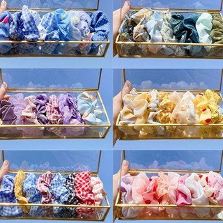 Set 8 dây cột tóc co giãn nhiều màu sắc dễ thương