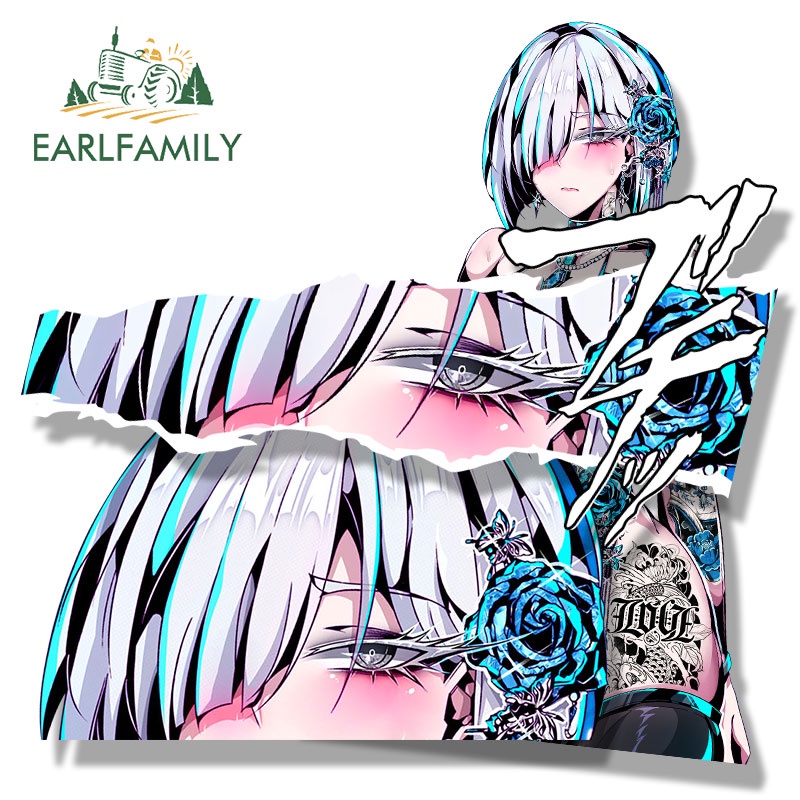 Earlfamily Sườn Xám Fiona Frost Fanart Xe Dán Anime Spy X Gia Đình Phác Thảo Decal JDM Gyaru Cô Gái 