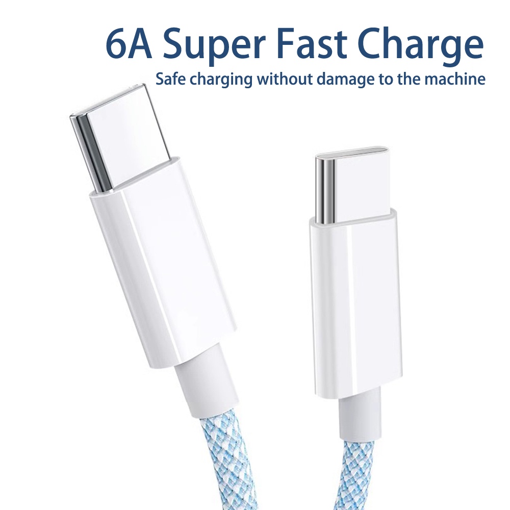 Cáp Sạc Nhanh 6a usb-c Cho iphone 15 pro max 15 pro 15 puls pd 60w