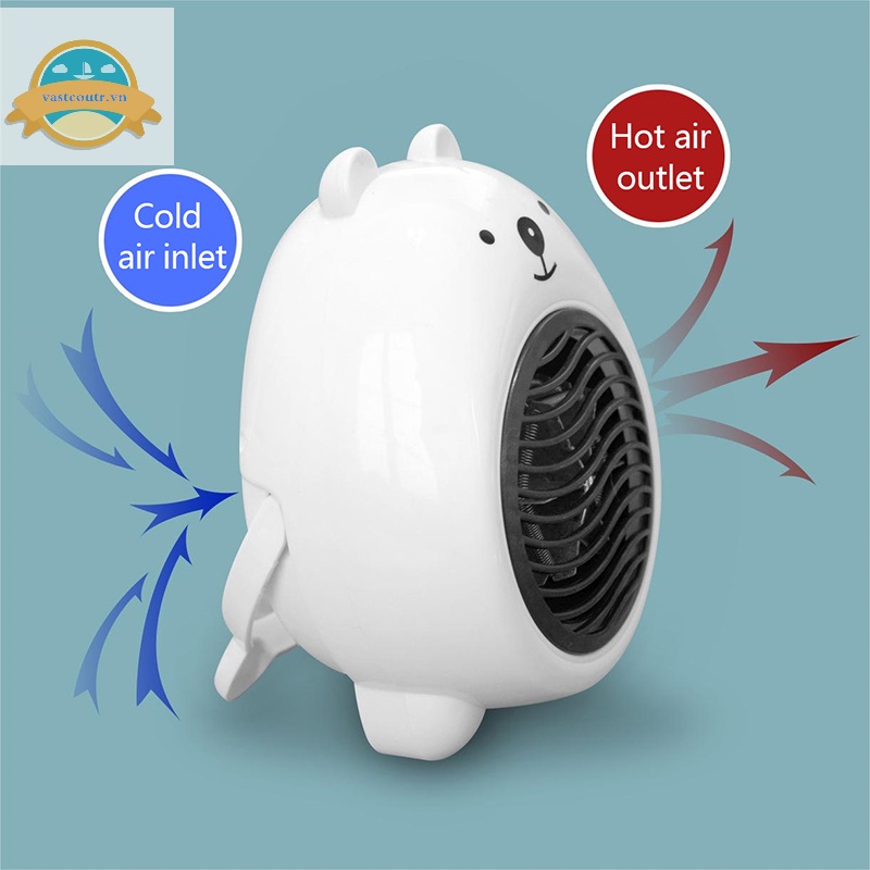 Quạt Điện Sưởi Ấm mini 220v Để Bàn Tiện Dụng Cho Gia Đình / Văn Phòng vn