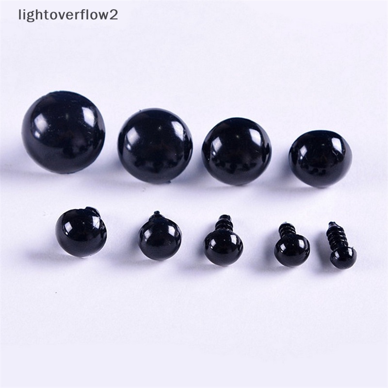 Set 100 Mắt Nhựa 6-12mm Cho Búp Bê Thú Nhồi Bông