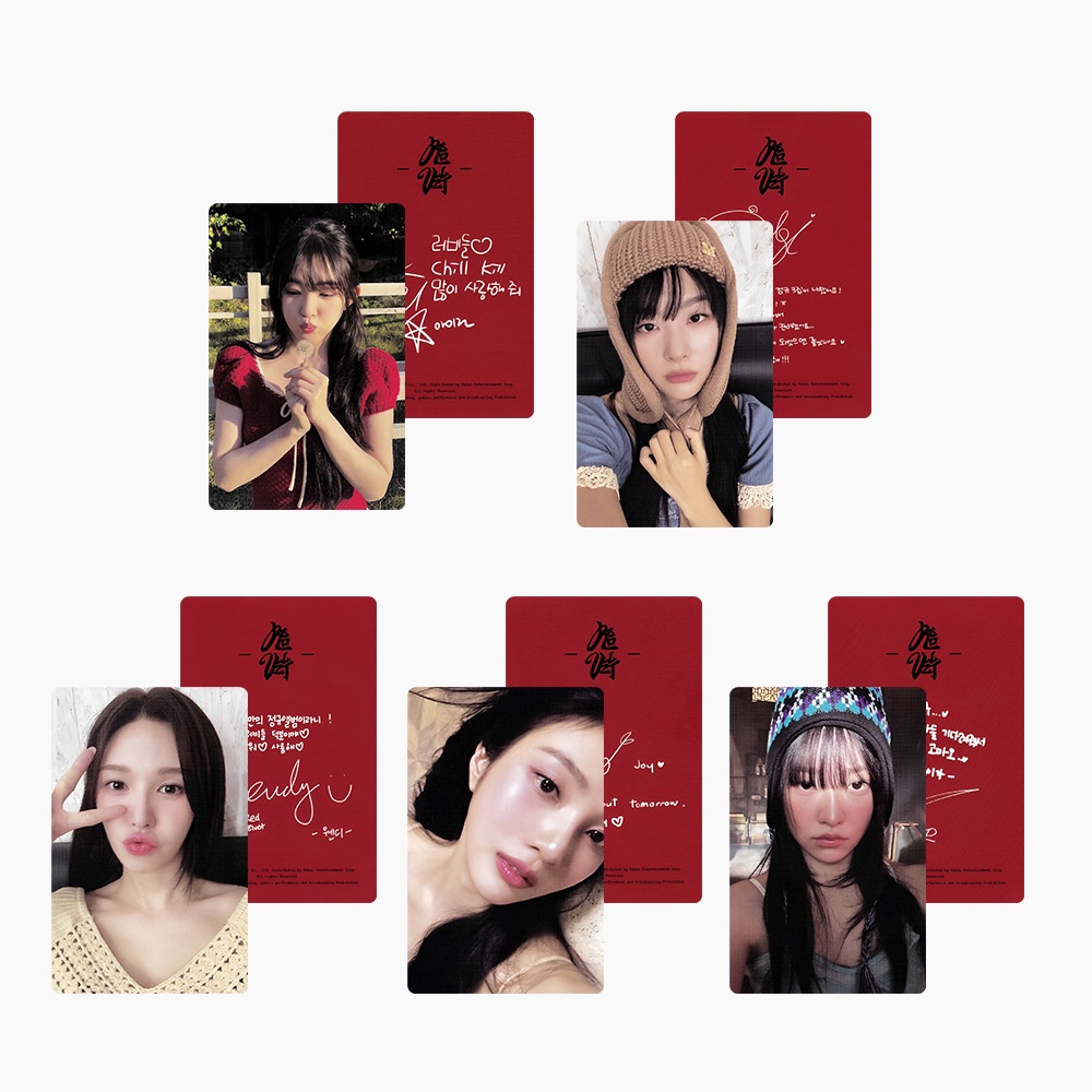 Album Sưu Tầm Hình Nhóm Nhạc red velvet 3rd Thẻ
