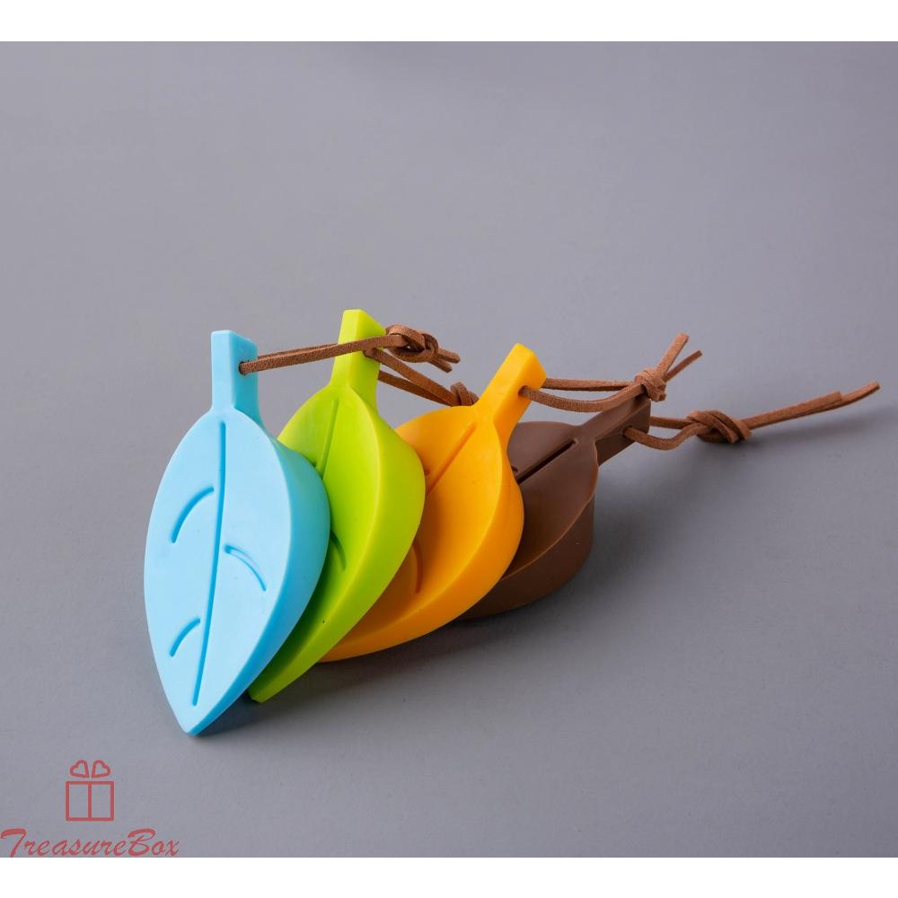 Door Stopper with Realistic Leaf Shape Child Anti Folder Secure Hand Protection