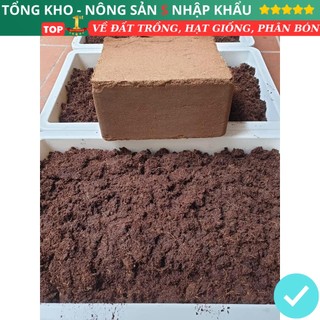  5Kg Đất nén hữu cơ dạng viên xơ dừa dinh dưỡng cho cây chuyên trồng hạt giống rau mầm rau sạch hoa cây cảnh 