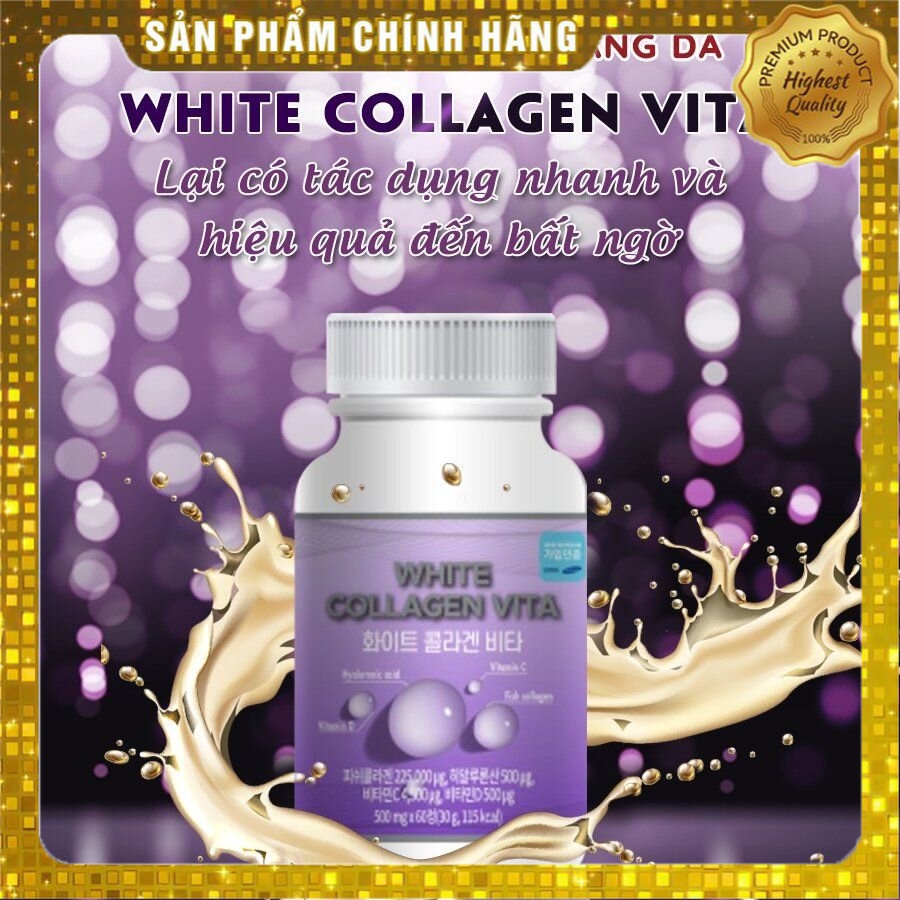 Viên colagen trắng da, bổ sung collagen WHITE COLLAGEN VITA