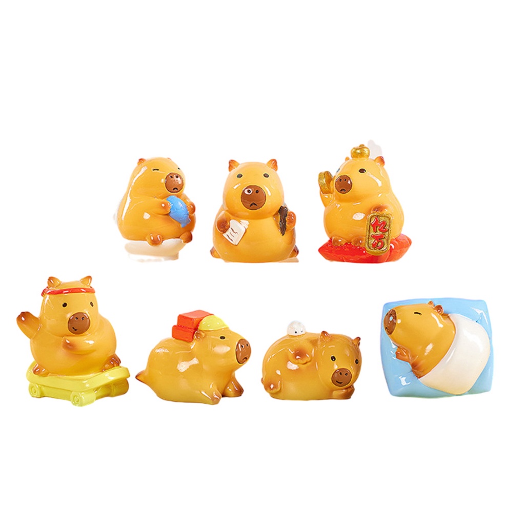 Daminglack * Đồ Chơi Mô Hình capybara Hoạt Hình Đáng Yêu Trang Trí Bàn Làm Việc Cho Trẻ Em Và Người Lớn