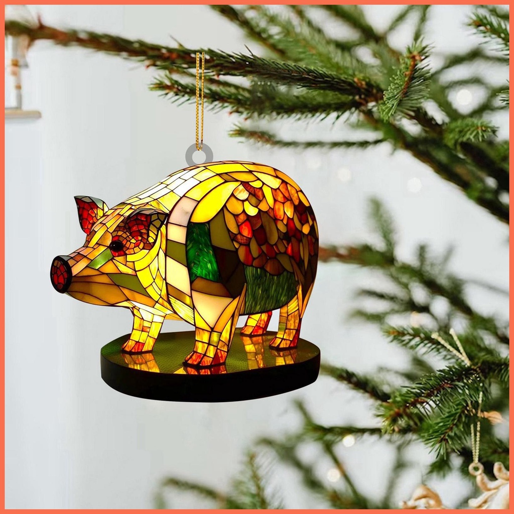 Gương Chiếu Hậu 2d Hình Động Vật Hoạt Hình Dễ Thương Trang Trí Xe Hơi