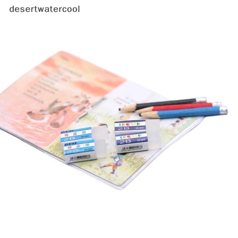 Dc Set 2 Gôm Tẩy mini Trang Trí Nhà Búp Bê