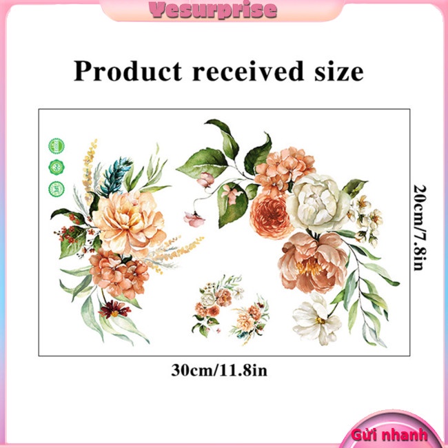 Sticker Tự Dính Dán Nắp Bồn Cầu toilet Phòng Tắm 20 X 30Cm