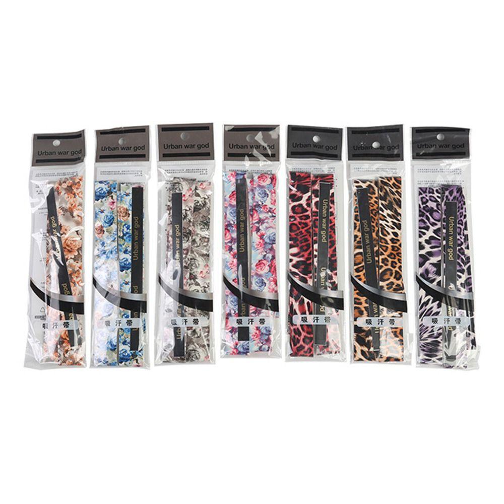 Muvako Băng Quấn Cán Vợt Cầu Lông Thấm Hút Mồ Hôi Thoáng Khí In Họa Tiết Da Báo Nhiều Màu Sắc