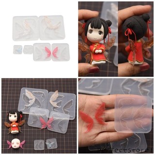 Khuôn silicone Hình Tai Bướm Làm Đất Sét resin diy