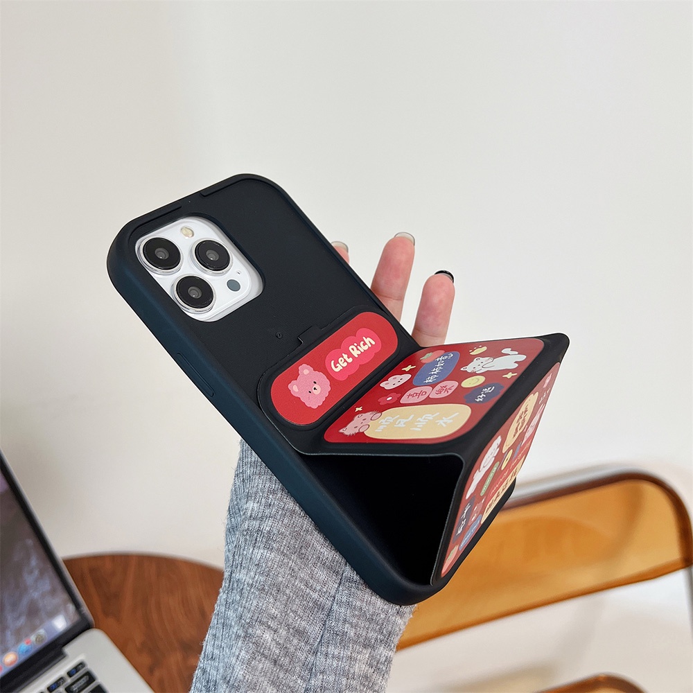 Ốp Điện Thoại Da In Hình Mèo Dễ Thương Bảo Vệ Ống Kính Máy Ảnh Cho iphone 15 14 pro max 13 12promax