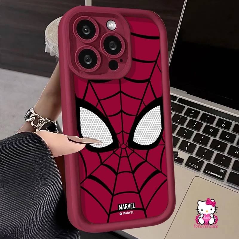 Thời Trang Ốp Điện Thoại Mềm Hình Người Nhện Cho realme c35 c55 c25y c53 c15 c25s c21 c25 c20a c12 c21y c20 c33 c31 c30 c51 c11 11 8i 5 5i 6i