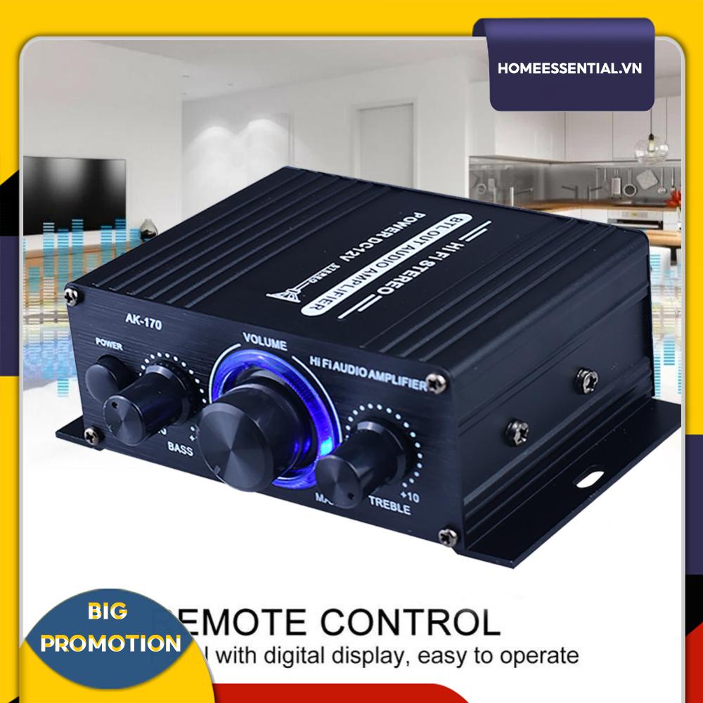 Bộ Khuếch Đại Âm Thanh hifi ak-170 mini 200w + 200w