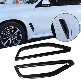 Fender ốp viền lỗ thông gió xe hơi màu đen bóng cho bmw g05 2019-2021