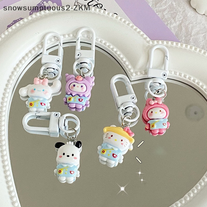 # Snow # Móc Chìa Khóa Trang Trí Xe Hơi / Túi Xách Hình sanrio Hoạt Hình my melody kitty Cinnamoroll Dễ Thương Nữ Tính